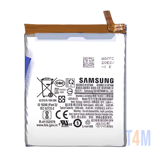 Bateria EB-BS918ABY para Samsung Galaxy S23 Ultra 5000mAh